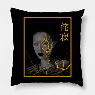 Kintsugi girl Pillow