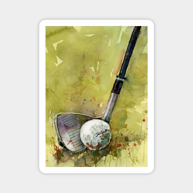 Golf and Putt Magnet by dfrdesign