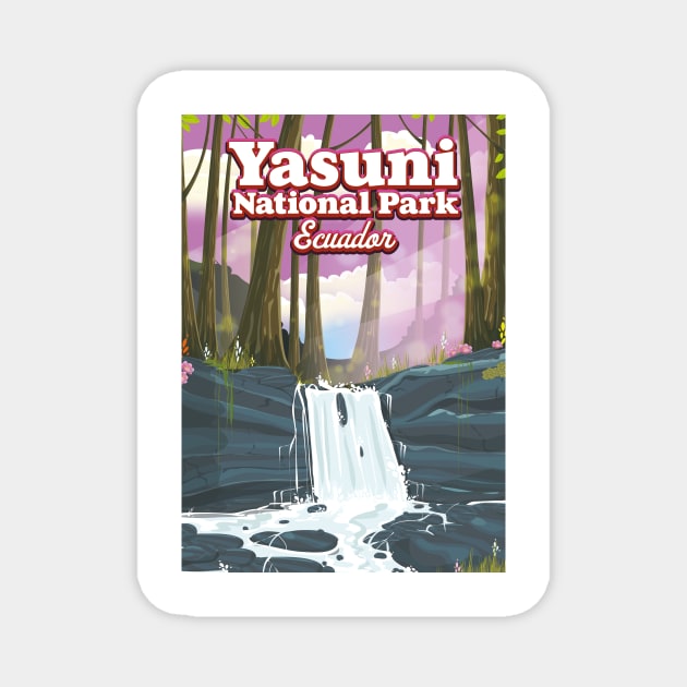 Yasuni National Park Ecuador Magnet by nickemporium1