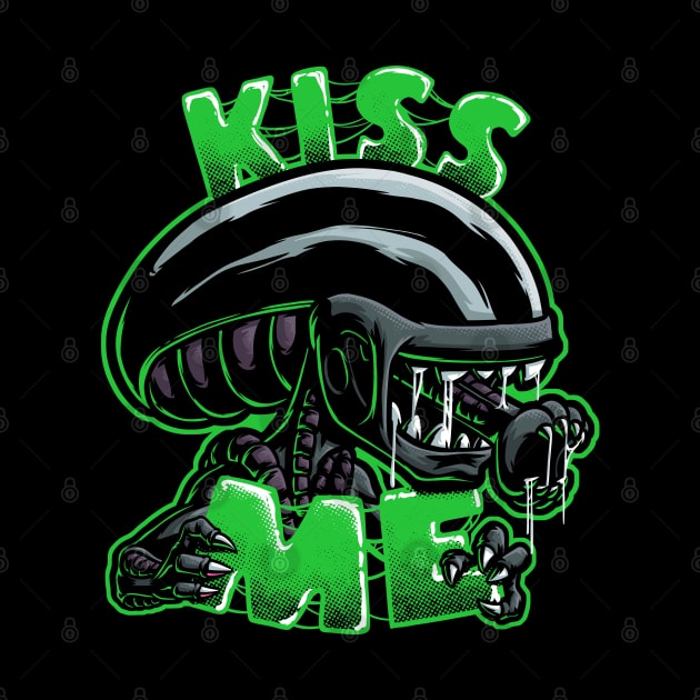 Kiss Me - Green by Studio Mootant