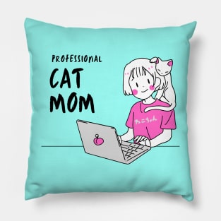 Professional Cat Mom Pillow