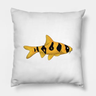 Orange Buffalo Barb Pillow