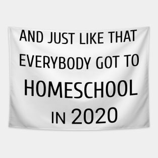 Funny Covid & Homeschooling Tapestry