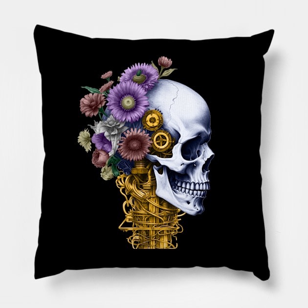 Beautiful Machine Pillow by kingkongmatsing