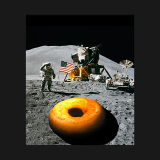 Lunar landing with donut T-Shirt