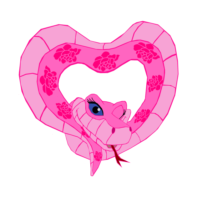 Pink Kaa Heart by FFSteF09