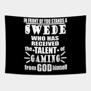 Swede Gaming Gaming E-Sports Video Games Tapestry