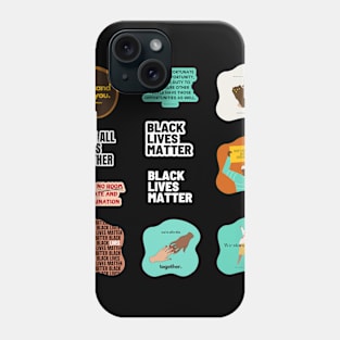 Black Lives Matter Sticker Pack - Sticker Set Phone Case