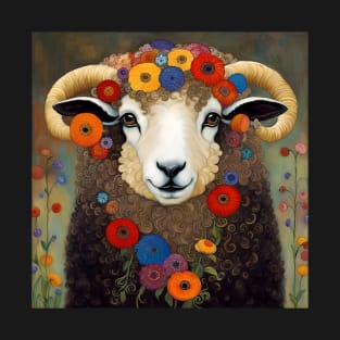 Cute Sheep Design For Sheep Lovers T-Shirt