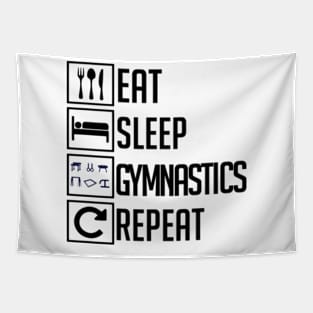 Eat Sleep Gymnastics Repeat MAG Tapestry