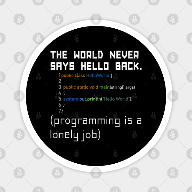 Funny Java Hello World Program Funny Java Hello World Program
