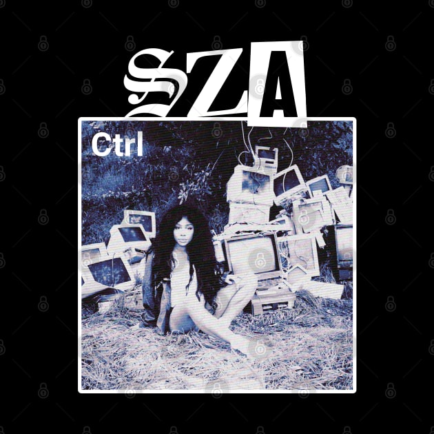 SZA - CTRL - Vintage VHS Style by GFXbyMillust