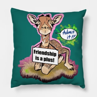 Giraffe friend Pillow