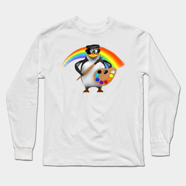 Seni Penguin Penguin Long Sleeve T Shirt Teepublic