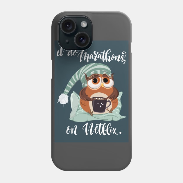 Netflix Marathon Phone Case by AndreaBlack