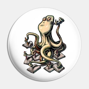 Multitasking Octopus Pin