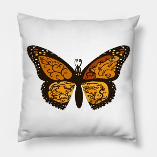 Monarch Butterfly Pillow