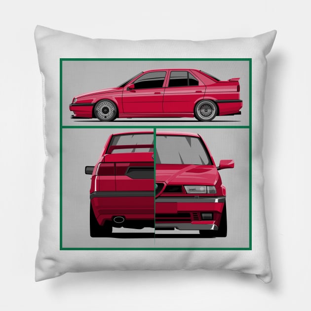 Touring Car Pillow by icemanmsc