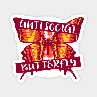 Anti-Social Butterfly Magnet