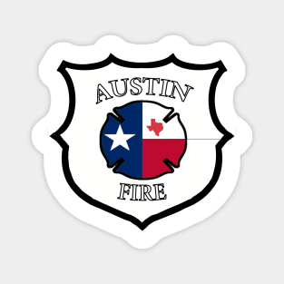 Lone Star Fire Work Shirt Logo Magnet