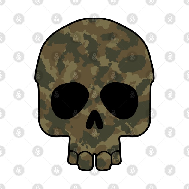 Dark camouflage skull by Nicostore