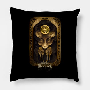 Occult Nouveau - Ectoplasmic Manifestation of Inner Shadows Pillow