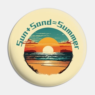 Eternal Summer: Sun, Sand, and Fun Pin