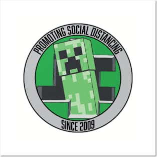 Minecraft creeper face-Artwork by @Travel Poster AI