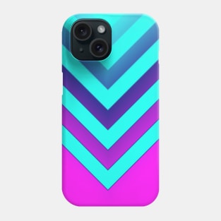 Pink & Aqua Chevron Phone Case