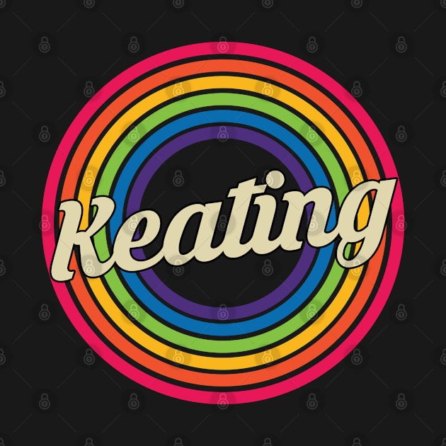 Keating - Retro Rainbow Style by MaydenArt