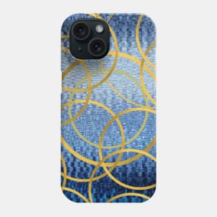 radio frequency circular pattern Phone Case