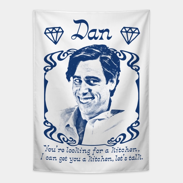 Dan / Alan Partridge Original Fan Art Design Tapestry by DankFutura