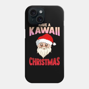 Have a Kawaii Christmas Funny Anime Santa Claus Phone Case