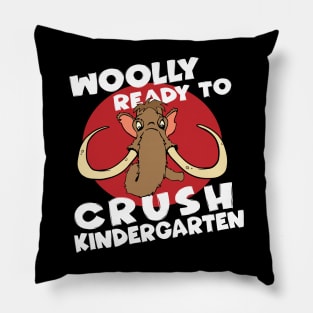 Wooly Ready to Crush Kindergarten Back to School Pillow