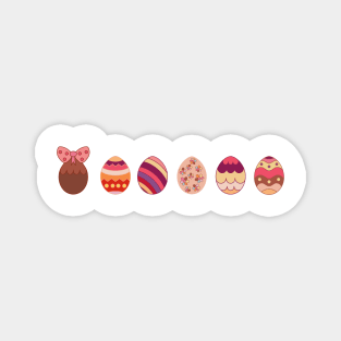 Adorable easter eggs Magnet