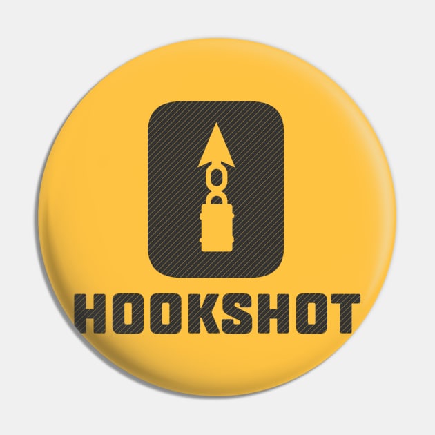 Hookshot - Light Shirts Pin by TheHookshot