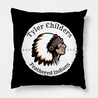 Tyler Childers Feathered Indians Pillow