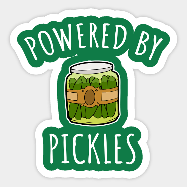 Cute Pickle Design Pickle Lover Gifts Powered By Pickles