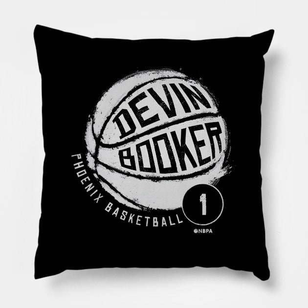 Devin Booker Phoenix Basketball Pillow by lmsmarcel