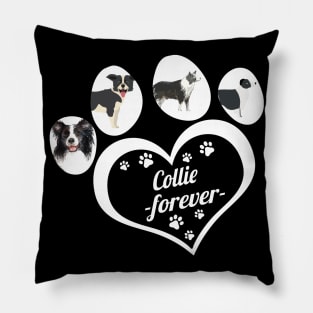 Border Collie forever dog lover Pillow
