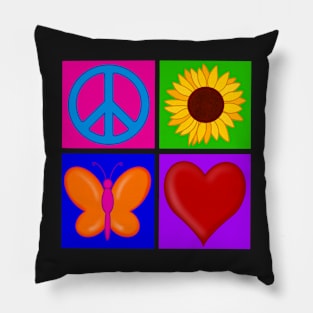 Peace, Love & Nature Pillow