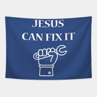 Jesus Can Fix It Tapestry