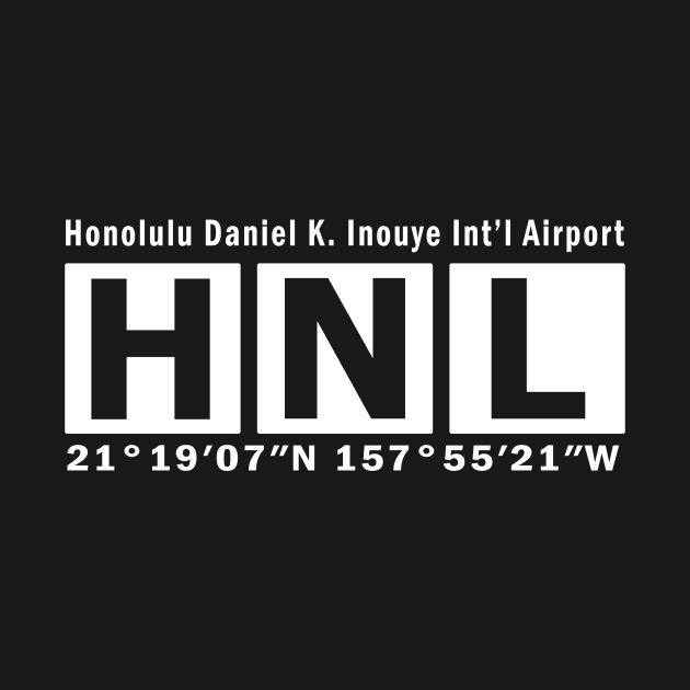 HNL Airport, Honolulu Daniel K. Inouye International Airport by Fly Buy Wear