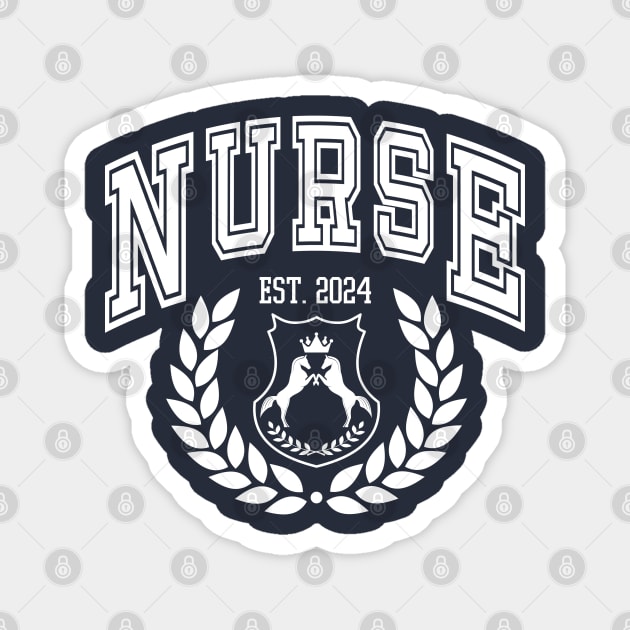 Nurse Graduation 2024 | Nursing School Grad Magnet by WaBastian