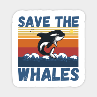 Save The Whales Magnet