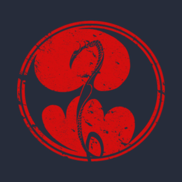 Iron Fist stressed logo (red) Marvel TShirt TeePublic