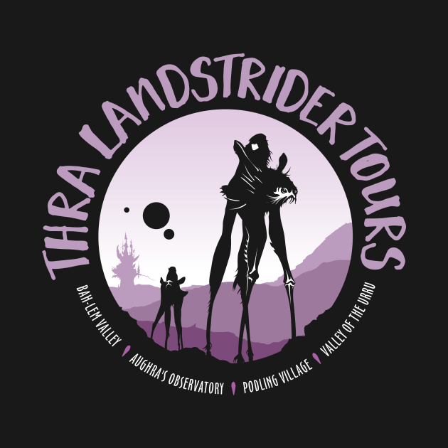 Discover Thra Landstrider Tours - The Dark Crystal - T-Shirt