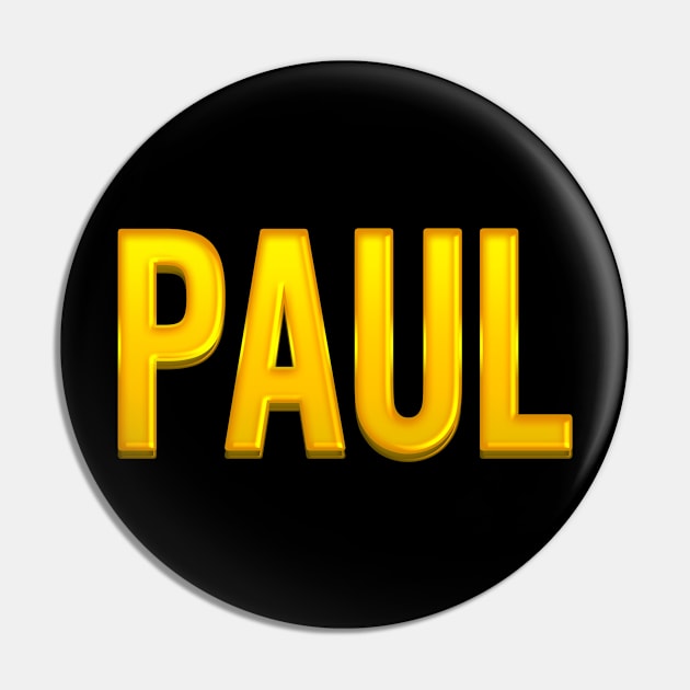 Paul Name Pin by xesed