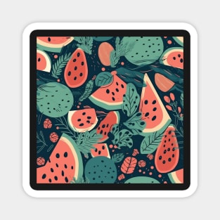 Arty Watermelon Magnet