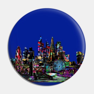 London in graffiti Pin